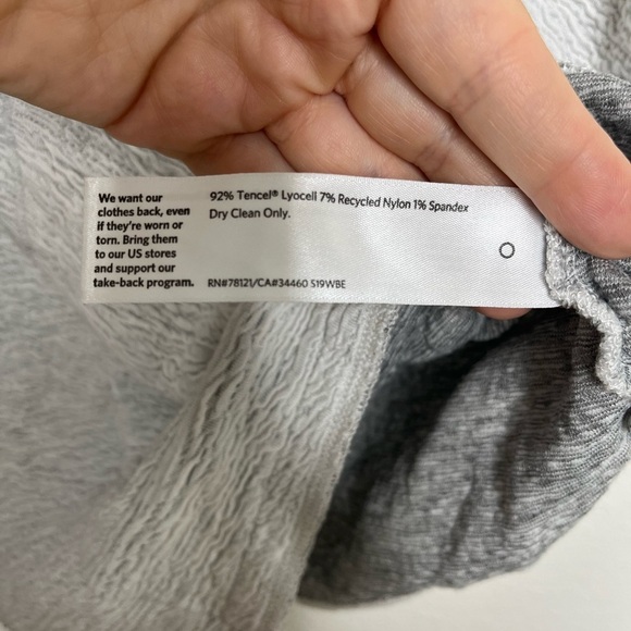 Eileen Fisher White Grey Crinkle Single Button Jacket Blazer Women Size M - Picture 3 of 4